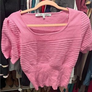 Celebrity Pink Soft Knit Sweater